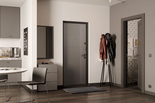 Двери Delta в стиле современного города.