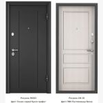 Дверь DELTA PRO MP (950, 2050, L, темно-серый букле графит, RGSO, КТ Белый,D25,хром круг НАКЛ) (Пане