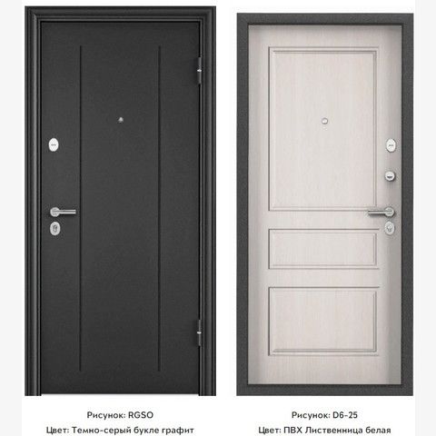 Дверь DELTA PRO MP (950, 2050, L, темно-серый букле графит, RGSO, КТ Белый,D25,хром круг НАКЛ) (Пане
