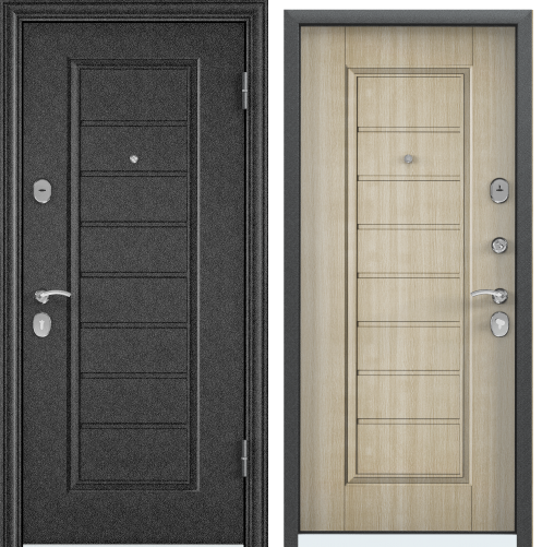 Дверь DELTA 07M  86 L лев.черный шелк VDM-2N,ПВХ БЕЛ перламутр,СК5-Sхром накл.(с нерж.порогом)