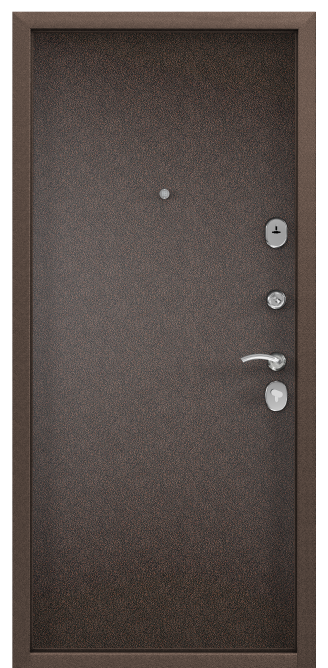 Дверь DELTA STEEL М 95 лев.L медь хром накл