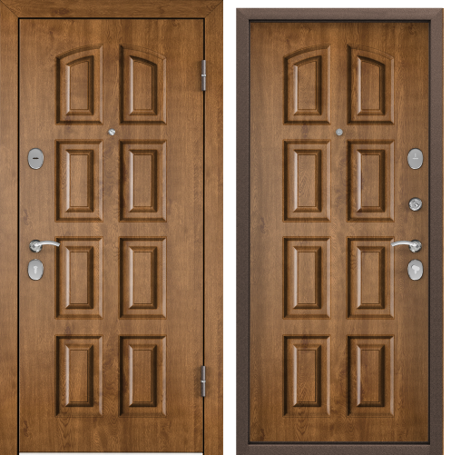 Дверь СТЕЛ-РР 95R прав.КТ Дуб медовый,TST-2.хром накл.НК2,КТ Дуб медовый