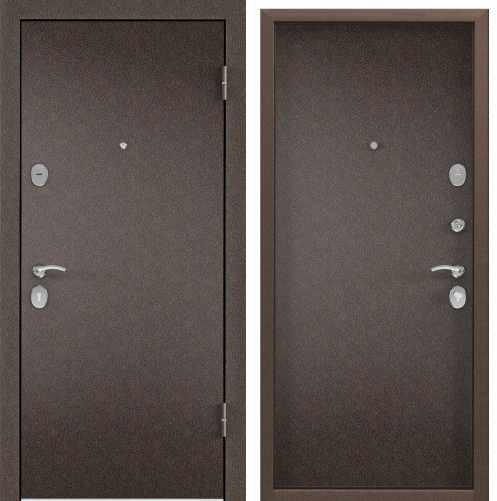 Дверь СТАРТЕР STELL (860, 2050, L, медь, -, медь, -,  хром, НАКЛ,-,-, )