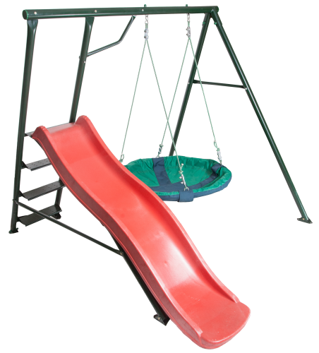 Игровой комплекс "Радуга" с993 (с гнездом, низкой горкой)