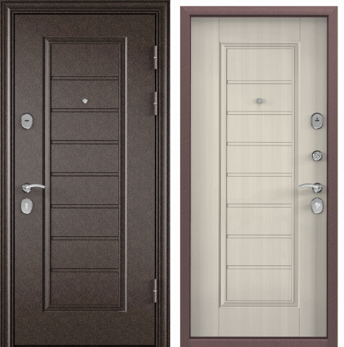 Дверь DELTA 07  95 R прав..медь VDM-2 ПВХ БЕЛ перламутр  СК5-S  хром накл