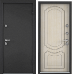 Дверь SNEGIR 20 MP (880, 2050, R, букле коричневый, -, КТ Дуб бежевый, S20-07, хром, НАКЛ, РУСТ, -)