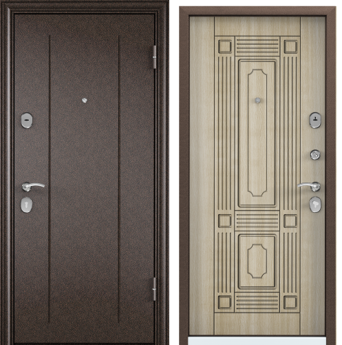 Дверь DELTA 07 (860, 2050, R, медь, RGSO, ПВХ БЕЛ венге, СК4, хром, НАКЛ,-,- )