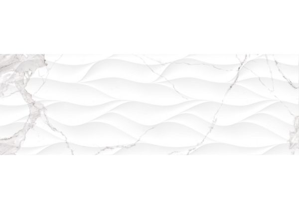 Плитка керамическая глазурованная для стен TM ALLORE Avenzo Silver W M/STR 300*900 R Glossy 1