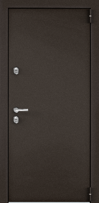 Дверь SNEGIR PRO MP (950, 2050, L,букле коричневый,КТ Белый S60-С2хром НАКЛ)