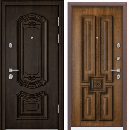 Дверь PROFESSOR-4+ 02 РР 95 R прав.KT Дуб мореный,5D1,NEO-1.1 .хром, накл, НК3, KT Дуб мореный