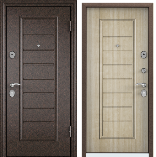 Дверь DELTA 07  95 R прав. VDM-2 ПВХ БЕЛ венге СК5-S  хром накл