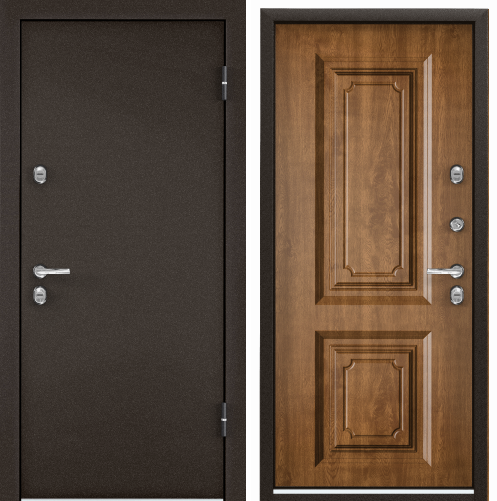 Дверь SNEGIR 20 MP (950, 2050, L, букле корич,-ПТ_КТ Дуб медовый S20-02,  хром, НАКЛ,РУСТ)коричн бук