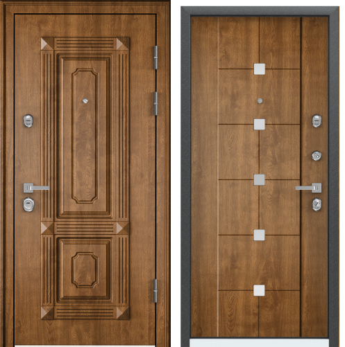 Дверь PROFESSOR-4+ 02 РР 95 R прав.KT Дуб медовый,5D2,NEO-4,.хром, накл, НК3, KT Дуб медовый