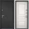 Дверь SNEGIR 20 MP (880, 2050, L, черный муар металлик, -, КТ Белый, S20-19, хром, НАКЛ, РУСТ, -) (ч