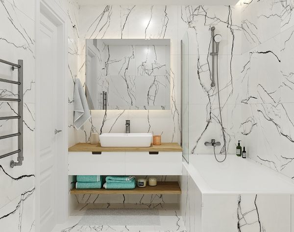 плитка 600х1200мм BONN белая керамогранит - сорт 2