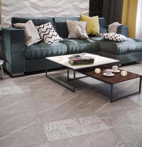 плитка 600х600мм washington серая керамогранит - сорт 1