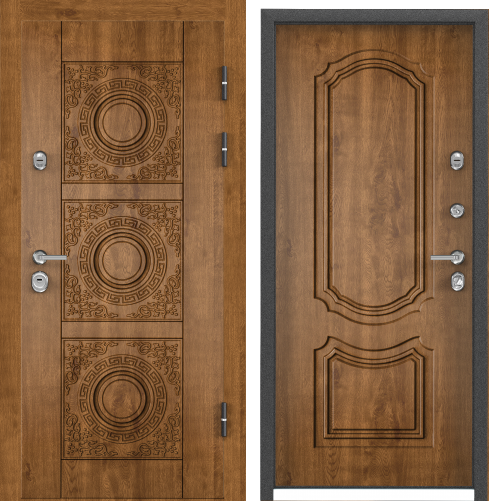 Дверь ULTIMATUM PP Панель влагостойкая 95 L лев.КТ  Дуб медовый, КВ-1, КТ Дуб медовый, КВ-25