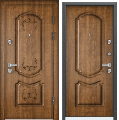 Дверь PROFESSOR-3 02 95 L лев.. ПТ_кт Дуб медовый РК-3FDL хром накл НК2 ПТ_кт Дуб медовый