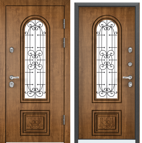 Дверь PROFESSOR-3 02 95 L лев.. ПТ_кт Дуб медовый РК-3FDL хром накл НК2 ПТ_кт Дуб медовый