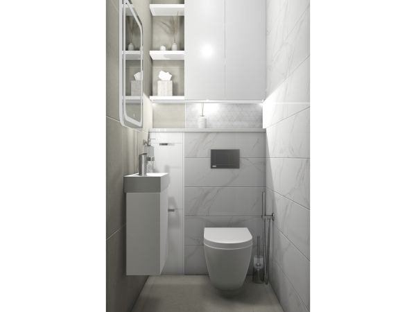Statuario Vetro White W/Dec M  250*750 NR Glossy 1