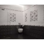 Бордюр "Селеста G" (400х60) черный Люкс 2840060