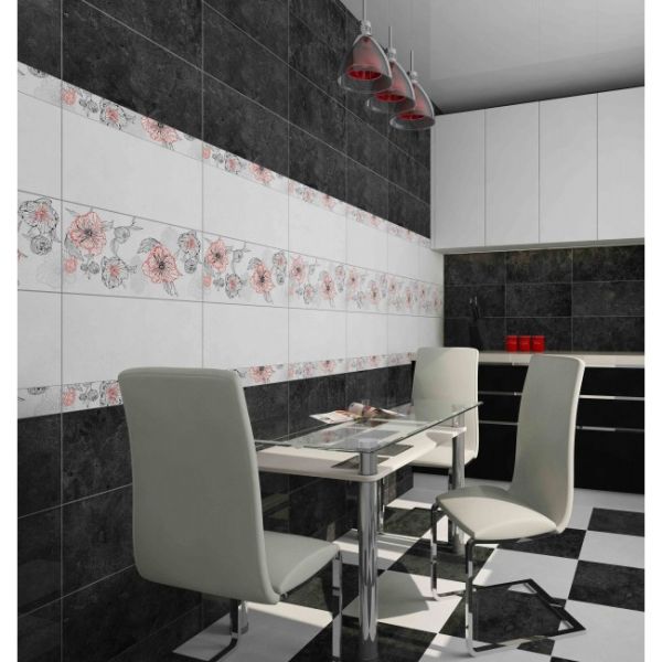 Плитка обл. "Мегаполис" (250х500) светло-серая мозаика Люкс 1,2525050054