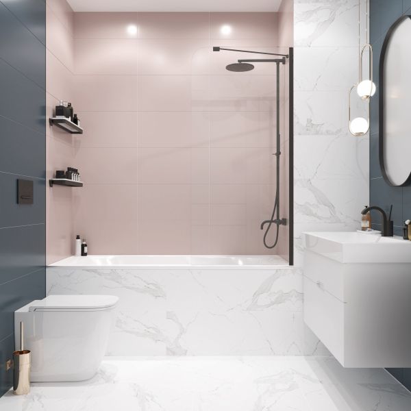 Плитка керамическая глазурованная для стен Avenzo Crystal Silver W M/STR  300*900 R Glossy 1