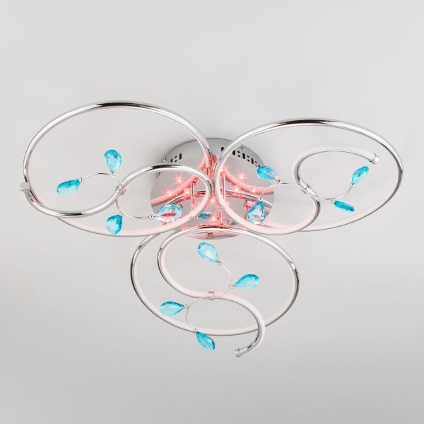 90131/3/ потолочный светильник / хром