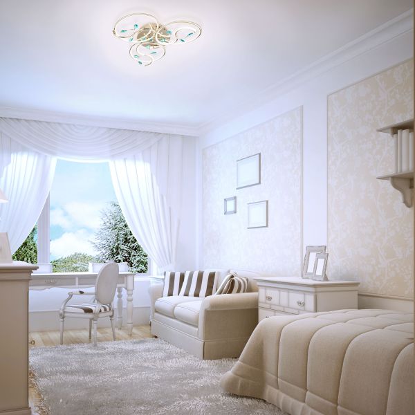 90131/3/ потолочный светильник / хром