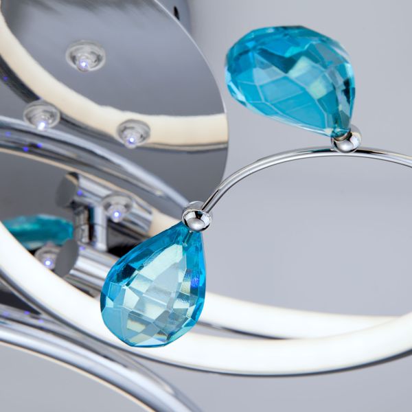 90131/3/ потолочный светильник / хром