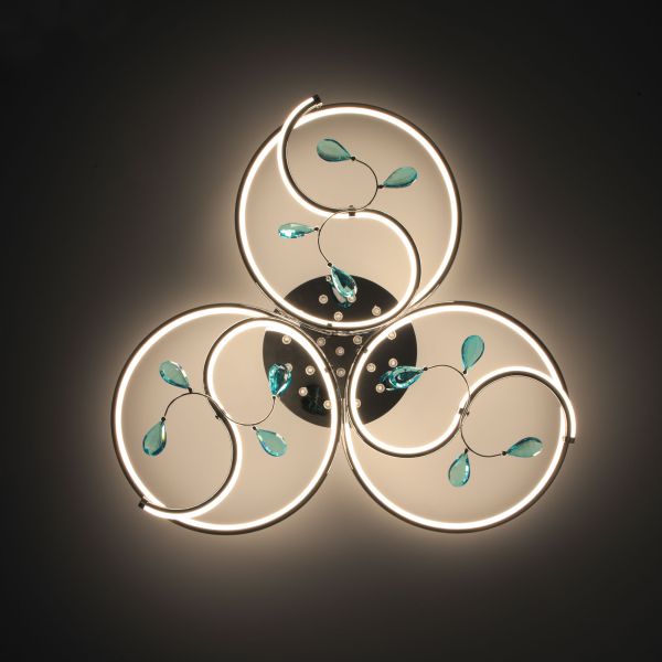 90131/3/ потолочный светильник / хром