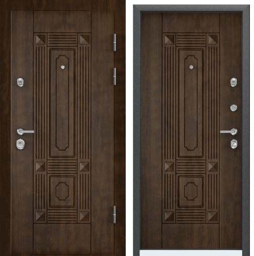 Дверь ULTIMATUM PP Панель влагостойкая 95 R прав.КТ  Орех грецкий, КВ-9, КТ Орех грецкий, КВ-9 НК2