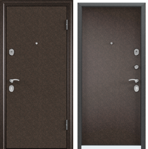 Дверь SD DELTA STEEL 86 лев.L медь хром накл