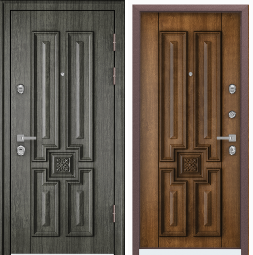 Дверь PROFESSOR-4+ 02 РР 95 R прав.KT Дуб пепельный,5D4,NEO-3.хром, накл, НК3, KT Дуб пепельный