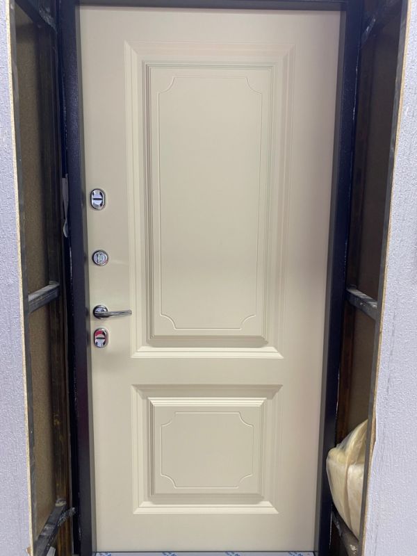 Дверь SNEGIR 20 MP (880, 2050, L, букле коричневый, -, КТ Дуб бежевый, S20-02, хром, НАКЛ, РУСТ, -)