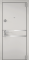 Дверь SUPER OMEGA 100 (950,2050,R,Колоре бьянко,SP-17,СТ Милк матовый,SO-HT-3,хром,НАКЛ,-,-)