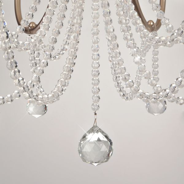 10088/6/ подвесной светильник / перламутровое золото Strotskis