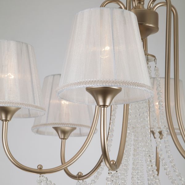 10088/6/ подвесной светильник / перламутровое золото Strotskis