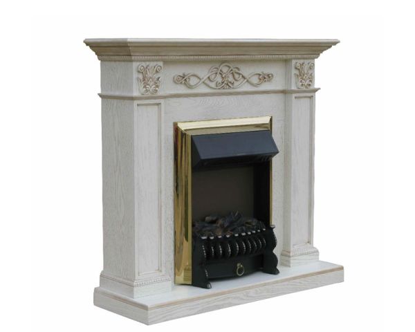 Портал "VERONA CORNER STD" Белый дуб,патина золото