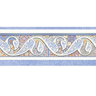 Вставка "Валенсия D1" (250х500) синяя Люкс 8250500